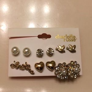 Charlotte Russe 6 Pack Earring Set